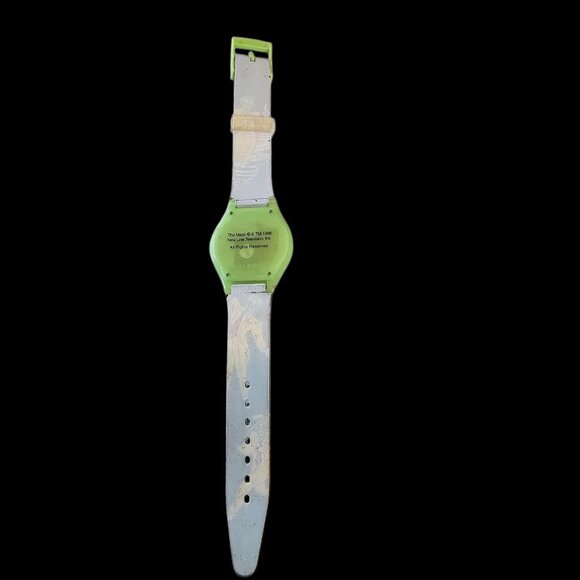 90s The Mask Movie Watch  Memorabilia Jim‎ Carey Kids Or Adult Needs Battery - Picture 3 of 11